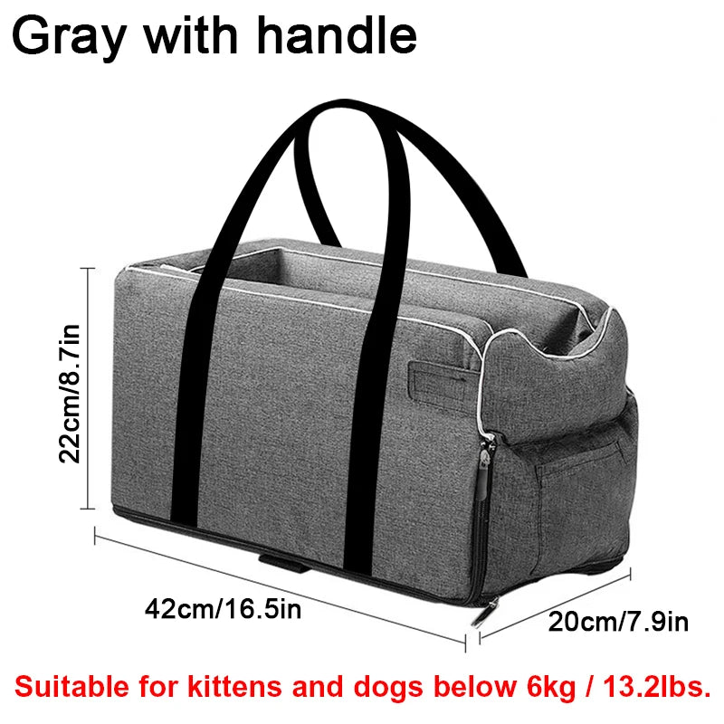 Portable Dog Cat Car Seat Travel Companionship Safety Pet Car Bed Transport Dog Carrier Protection House Cat Accessories